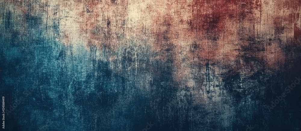 Poster textured grunge wall background with abstract patterns in earthy tones and dark hues for artistic de