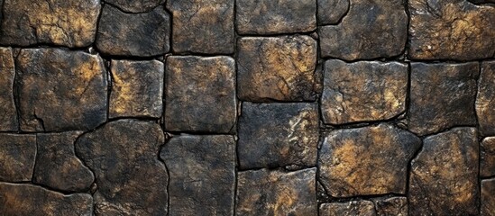 Fototapeta premium Abstract Textured Rock Floor Tile Design for Street Pavement Background