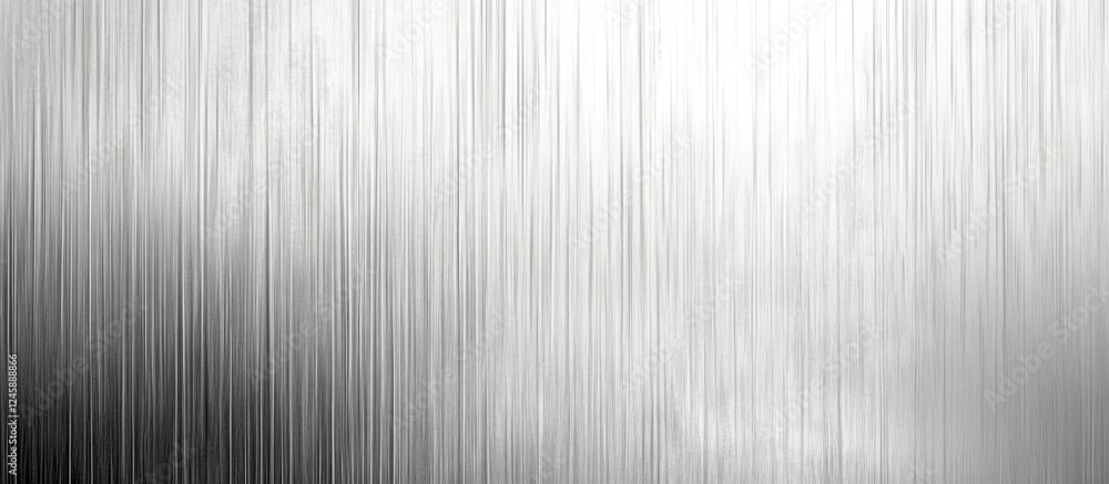 Poster aluminum texture with vertical stripes creating a sleek background for design and decorative applica