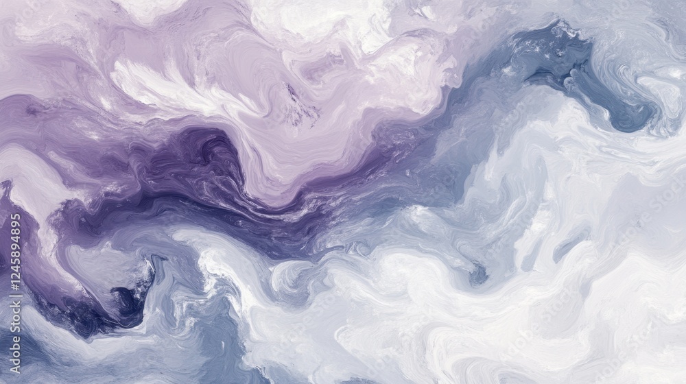 Poster a minimalist abstract wallpaper with soft gray and white waves flowing in an elegant gradient.