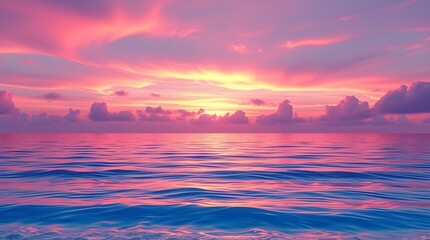 Obraz premium sunset over the sea