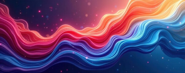 Fluid organic forms, swirling flowing lines, dynamic composition, stylish, shade