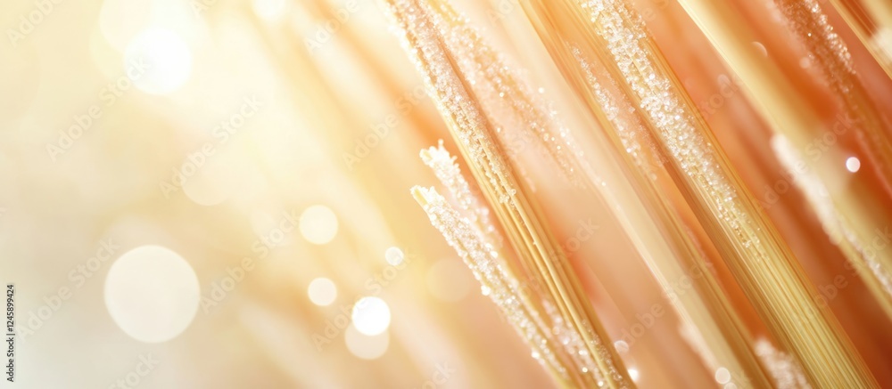 Poster elegant gradient background banner ideal for text placement featuring soft, warm colors with a shimm