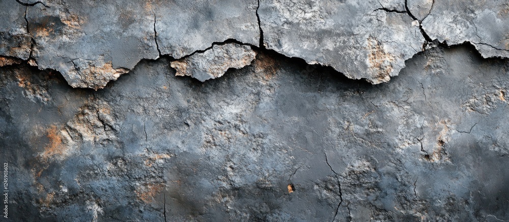 Poster grunge textured grey blue abstract background with cracks ideal for creative designs and artistic pr
