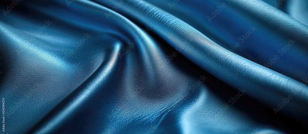 Poster blue leatherette texture for elegant backgrounds and design projects creating a sophisticated and lu