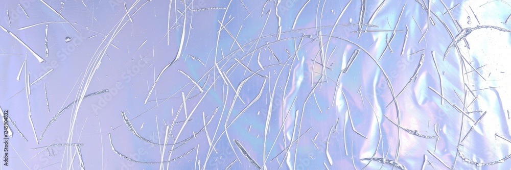 Poster abstract silver texture with lines and reflective surface