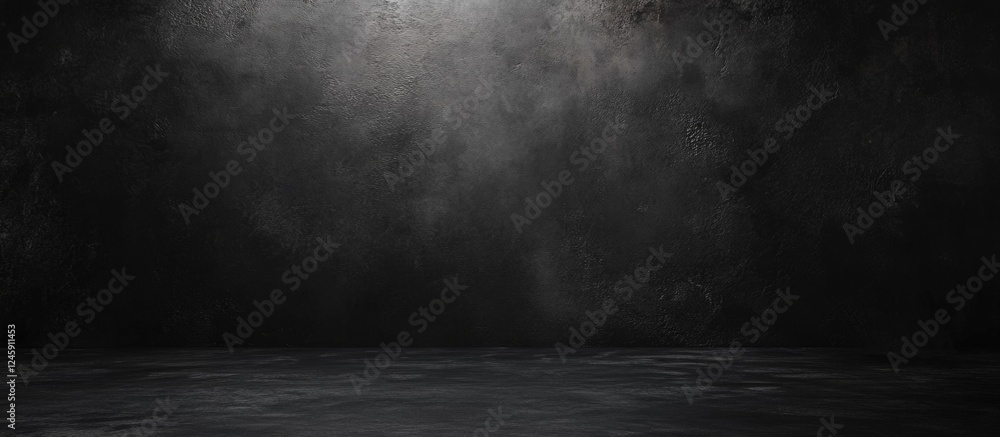 Poster elegant gradient black and gray studio background for product showcase with soft lighting and abstra