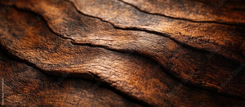 Aufkleber Brown textured surface with natural waves showcasing depth and organic patterns for backgrounds or design use.