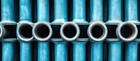 Capillary tubes used in air conditioning systems with empty space for text and a focus on industrial design and functionality