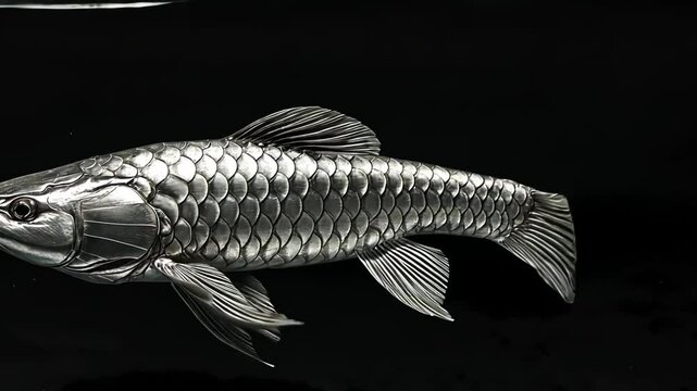Silver Fish Sculpture: A Masterpiece of Metalwork