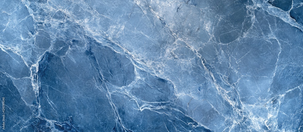 Poster blue marble stone texture with intricate patterns suitable for backgrounds and design projects showc