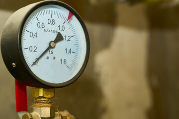 Hot water temperature sensor in a basement plumbing system