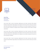 Professional Orange and Blue Corporate Letterhead Template
Modern Business Letterhead Design PSD
Editable Letterhead Template with Orange and Blue Accents