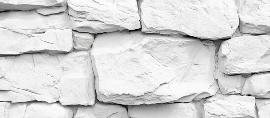 White artificial stone texture background with grainy detail ideal for design projects featuring cement and sandstone elements