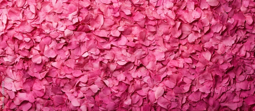Poster vibrant close-up of pink flower petals creating a textured background with ample space for text and 