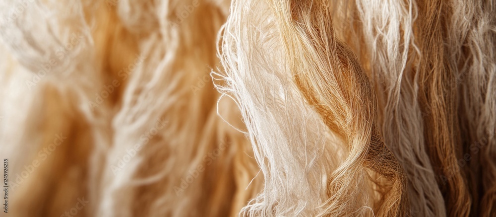 Poster wood pulp curtain texture close up against an abstract background showcasing natural fibers in warm 