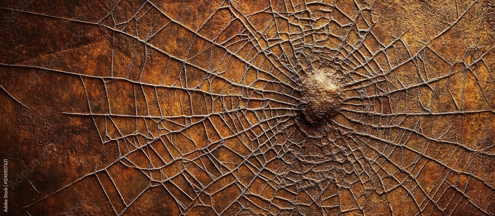 Poster abstract brown webbed mat texture background for design and creative projects showcasing intricate p