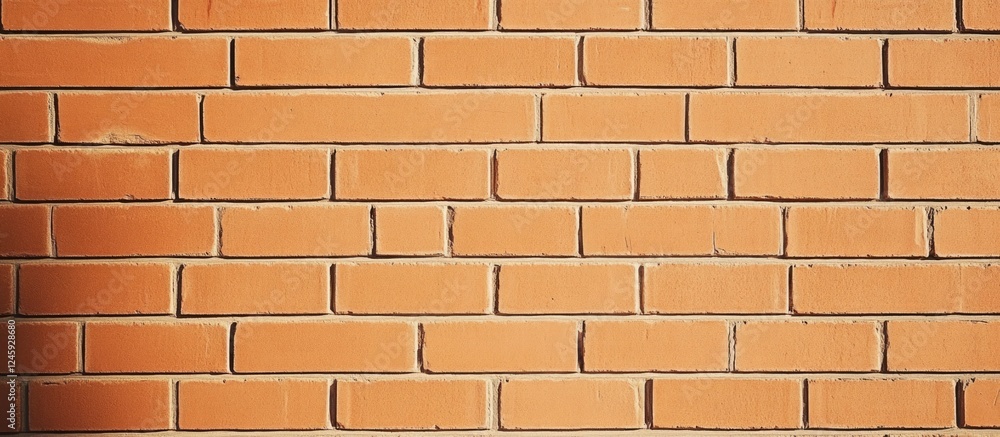 Poster brick wall texture background with uniformly laid bricks ideal for construction and design projects