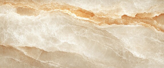 Obraz premium Beige Marble Texture Close-Up Hyperrealism Background with Intricate Veins and Patterns
