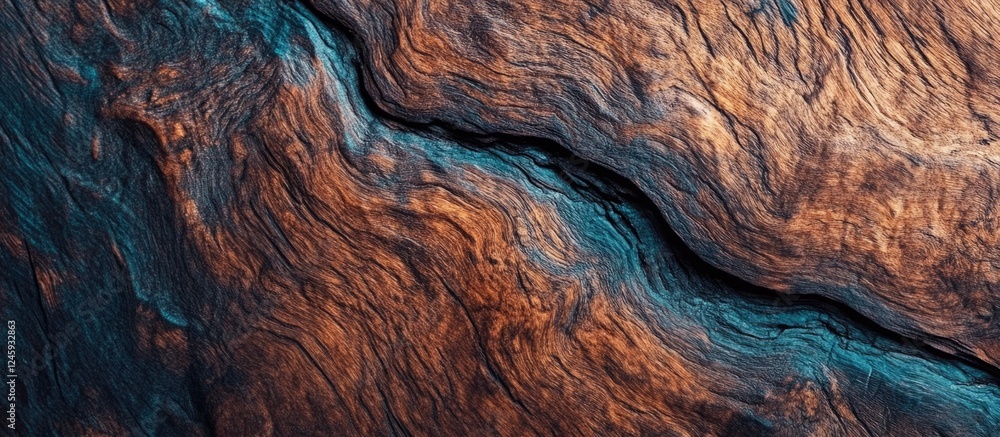 Poster natural brown wood texture background with unique patterns and colors for interior design and artist