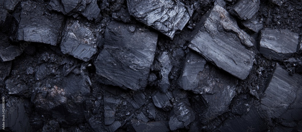Aufkleber Textured charcoal background with dark hues suitable for design, web use, and creative projects emphasizing depth and contrast.