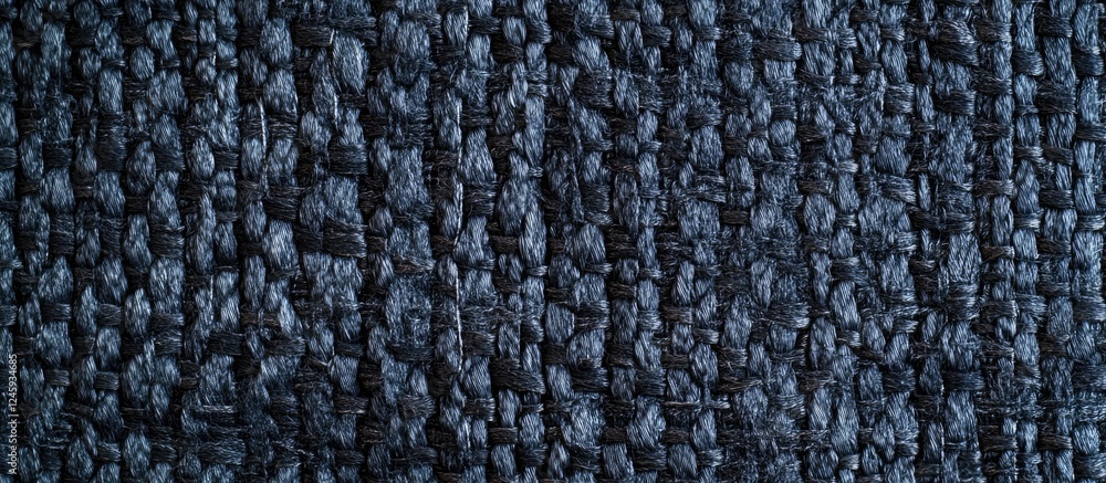 Poster charcoal textured canvas fabric background suitable for upholstery and fashion design projects featu