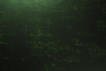 Luxory dark concrete background with copy space. Abstract black green textured background.