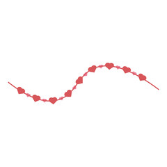 Valentine Day Heart Garland