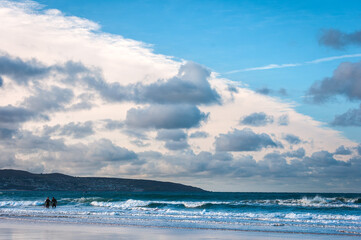 Surfing skies, an amazing cloud formation over St Ives in Cornwall UK.