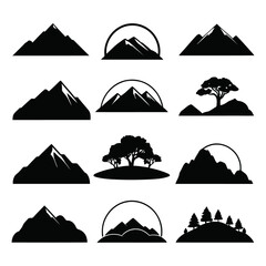 set of mountains