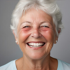 Grandmother's Radiant Smile