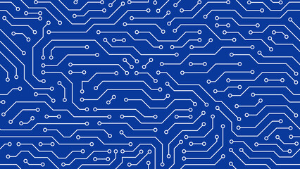 circuit board background Blue color
