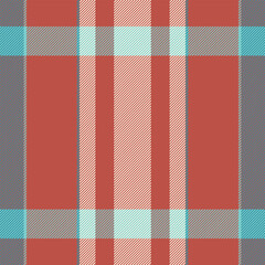 Victorian texture tartan background, tee plaid vector check. Figure pattern fabric textile seamless in red and old lace colors.