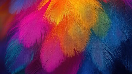 colorful feather