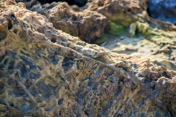 Rock texture in the mountain