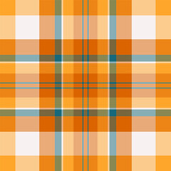 Vibrant orange and white plaid pattern.  Perfect for textile designs, fallthemed projects, or creating a cheerful and energetic backdrop.