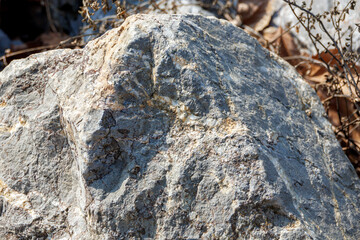 rock in the mountains