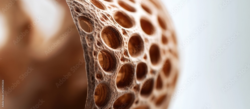 Poster textured closeup of a nut shell showcasing intricate patterns for design background or natural mater