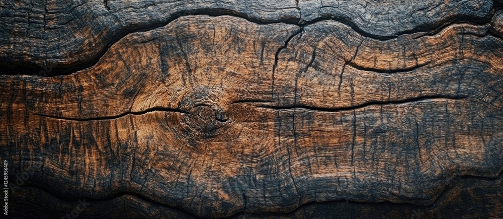 Poster detailed oak wood texture with rich grain patterns and open area for overlaying text or graphics