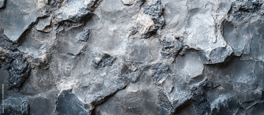Fototapete gray rough concrete wall texture background with intricate patterns and details for design and archi