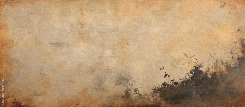 Poster vintage grunge paper texture background with subtle fading and splatter effects for artistic and des