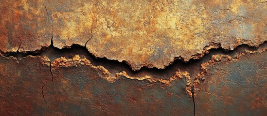 Cracked and Weathered Wall Texture Showcasing Patterns of Aging and Decay in Architectural Surfaces