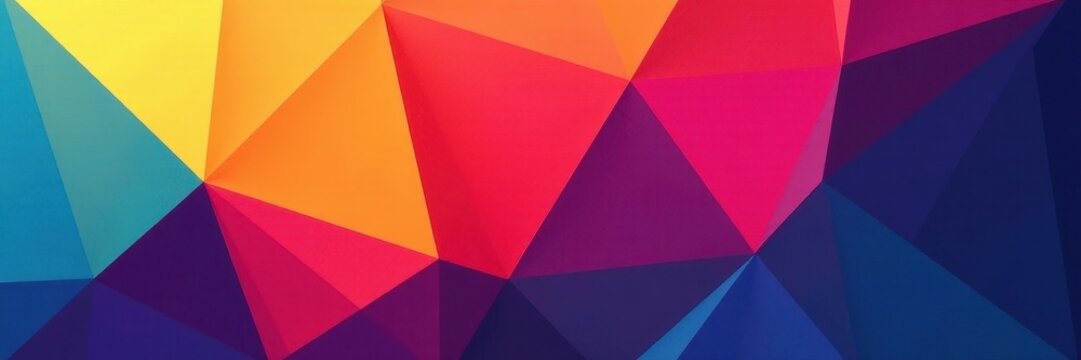 Overlapping geometric forms create dynamic composition, minimal, clean, color