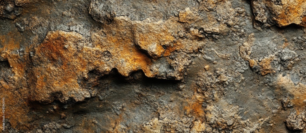 Leinwandbilder rustic concrete texture with rich details showcasing weathered and rough surfaces ideal for backgrou