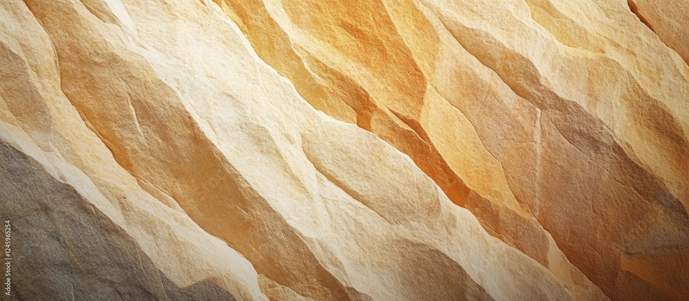 Poster sandstone texture background with smooth layered patterns showcasing earthy tones and natural elemen
