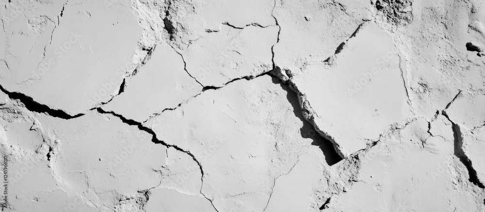 Poster cracked concrete texture with detailed patterns showcasing wear and deterioration ideal for backgrou