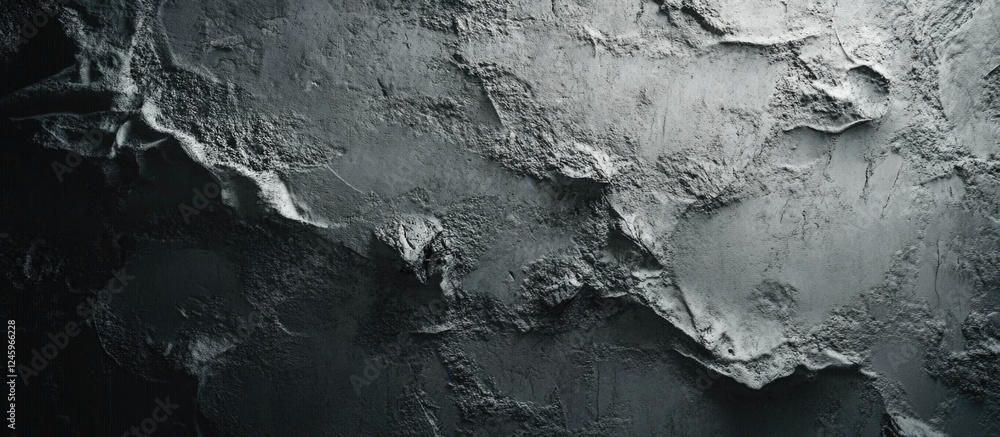 Poster Concrete wall texture featuring a rough, uneven surface ideal for background use in various design projects.