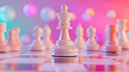 Chess duel of wisdom and strategy