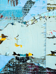 Captivating Grunge Textures of Old Posters as Backgrounds