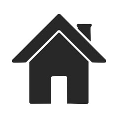 house silhouette isolated icon design, vector illustration graphic.